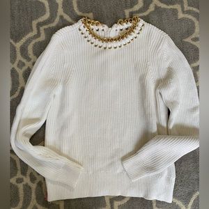 Michael Kors Size Medium White Sweater